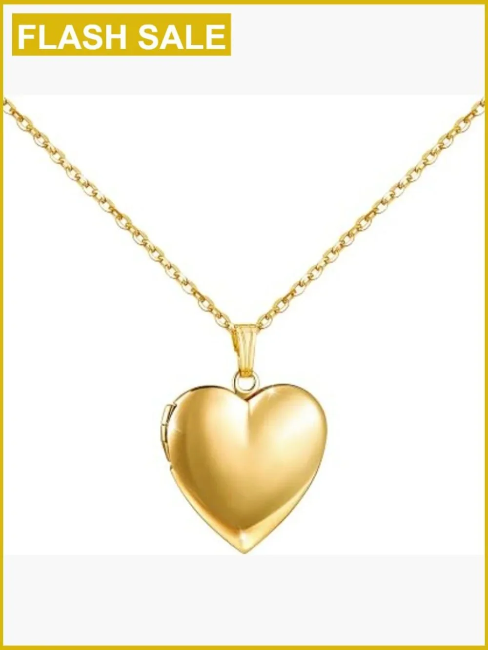Heart Locket Necklace Holds Pictures Stainless Steel Photo Pendant